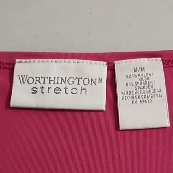 Stretchy Pink Wrap Fitted Tank Top - Picture 6 of 9